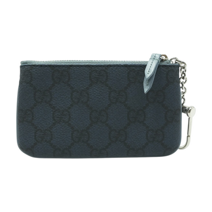 Dusty Blue Trim Key Pouch