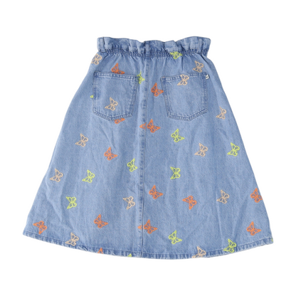 Blue Graphic Skirt