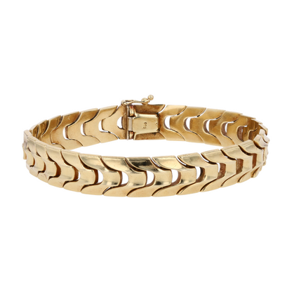 14K Yellow Gold Chain Bracelet