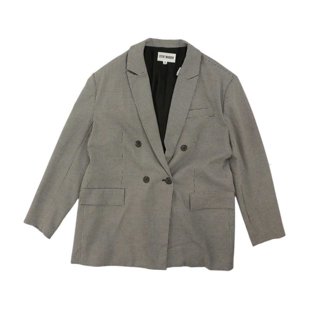 Black Houndstooth Blazer
