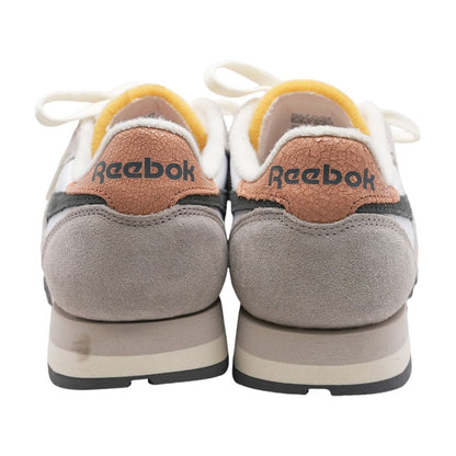 Classic Nylon White and Gray Low Top Athletic Shoes