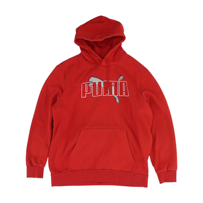 Red Solid Hoodie Pullover