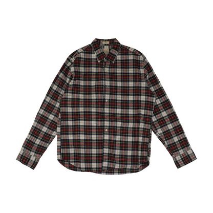 Multi Plaid Long Sleeve Button Down