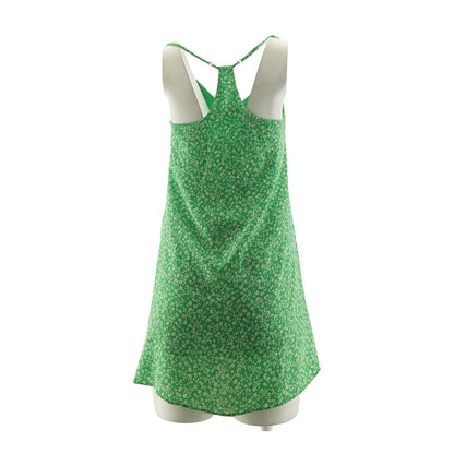 Green Floral Midi Dress