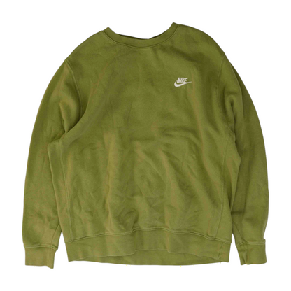 Green Solid Sweatshirt Pullover