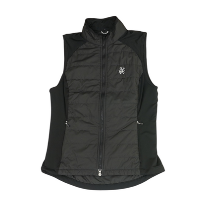 Black Solid Active Vest