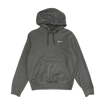 Gray Solid Hoodie Pullover