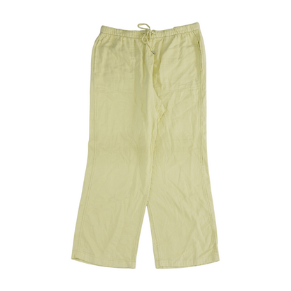 Yellow Straight Pants
