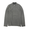 Gray Solid 1/4 Zip Sweater