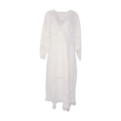 White Plus Midi Dress