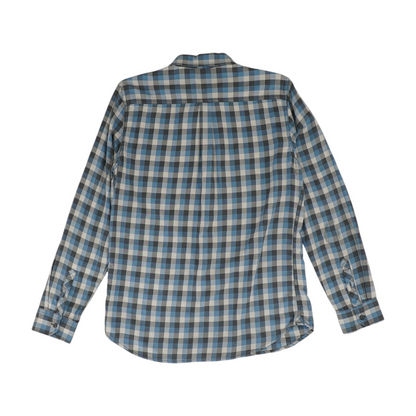 Blue Check Long Sleeve Button Down