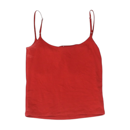 Red Cropped Blouse