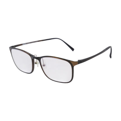 Black N-8005 Square Eyeglasses FRAMES ONLY