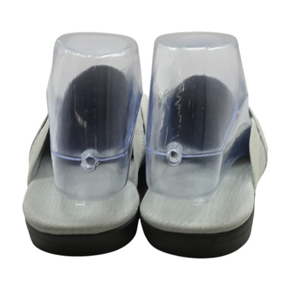 Gray Slip-On Flats