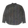 Brown Striped Long Sleeve Button Down