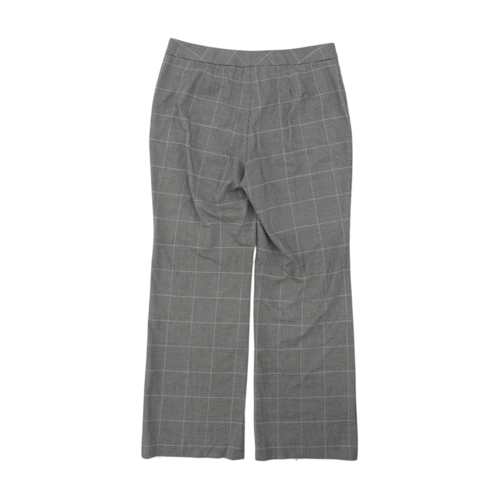 MICHAEL Michael Kors Black Houndstooth Straight Pants – Image 2