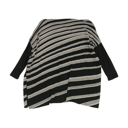 Black Striped Long Sleeve Blouse