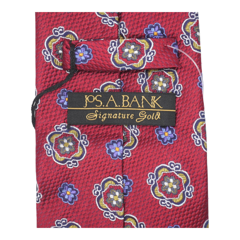 Red Floral Neck Tie