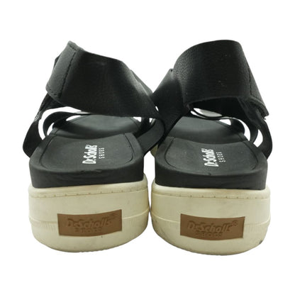 Black Wedged Sandals