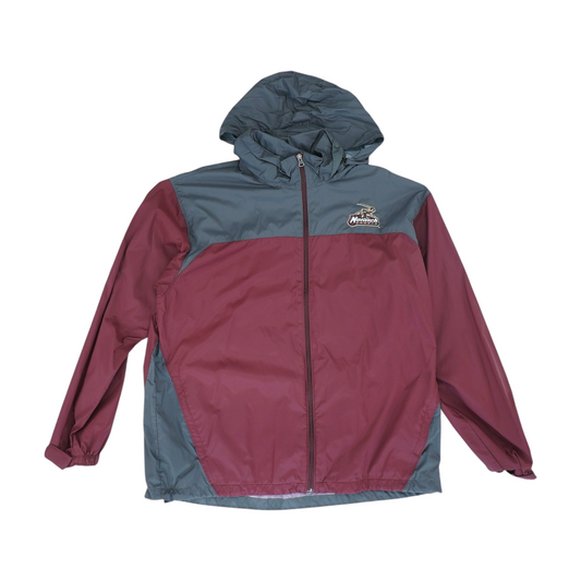 Maroon Norwich Cadets Color Block Rain Jacket