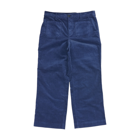 Blue Petite Wide Leg Pants