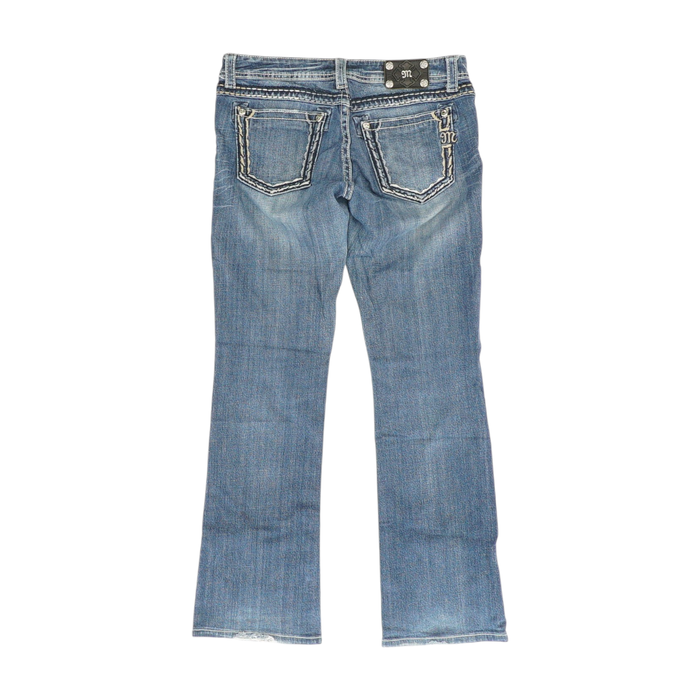 Blue Bootcut Jeans