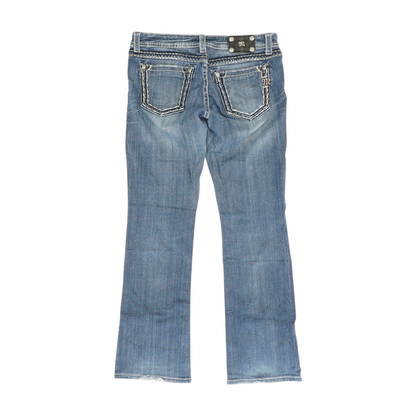 Blue Bootcut Jeans