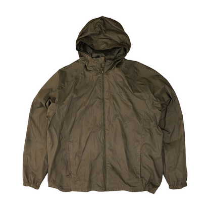 Gray Tall Solid Rain Jacket