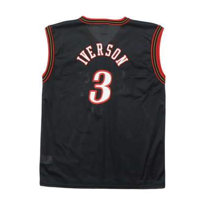 Vintage Men's Black Philadelphia 76ers Sleeveless Jersey