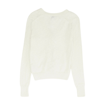 White Cardigan Sweater