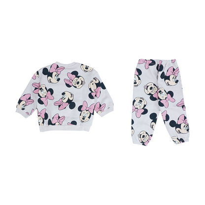 Pink Graphic Long Sleeve Set