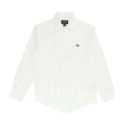 White Long Sleeve Button Down