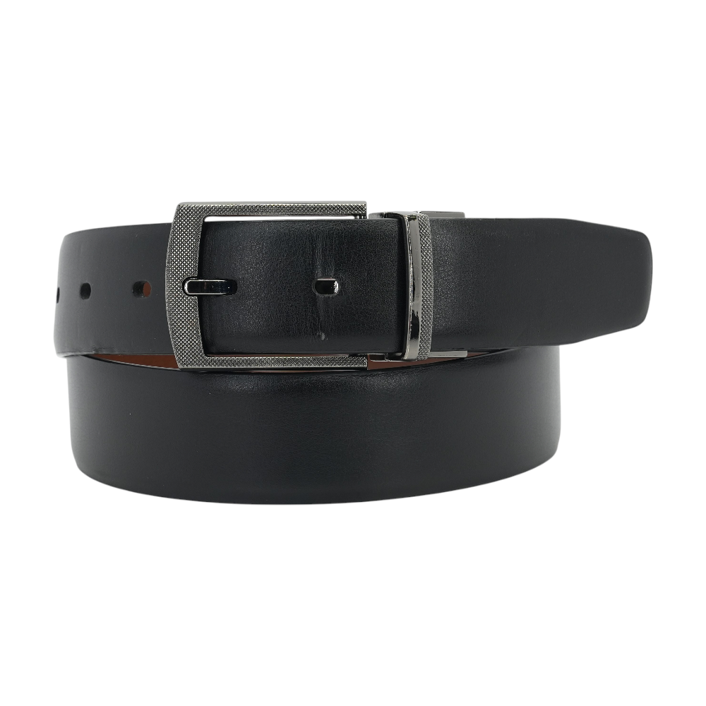 Black Reversible Leather Belt