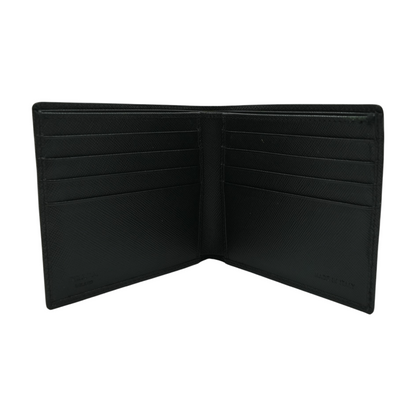 Black Saffiano Leather Bifold Wallet