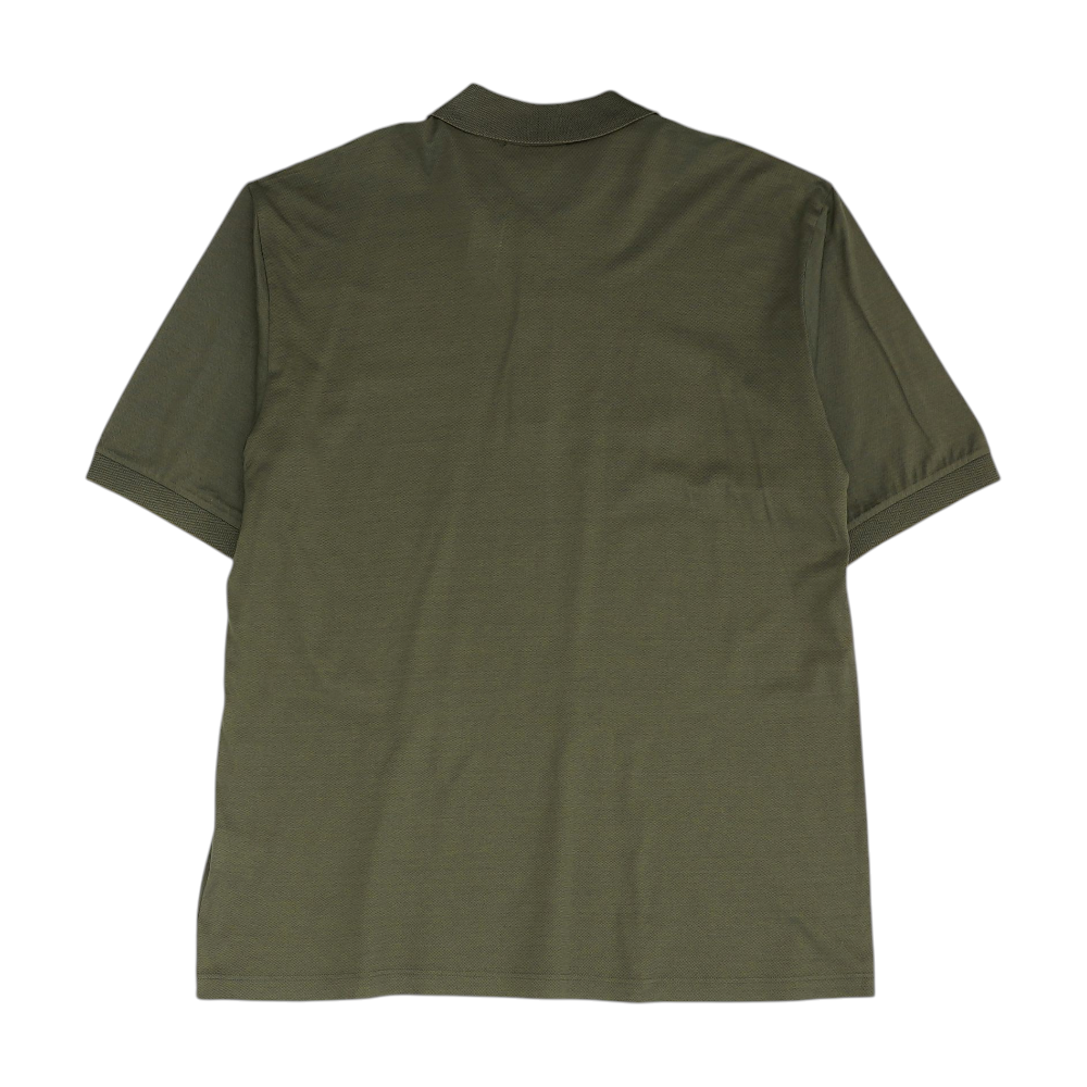 Green Solid Short Sleeve Polo