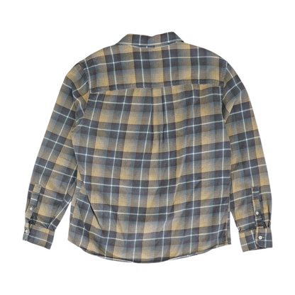 Blue Plaid Flannel Button Down