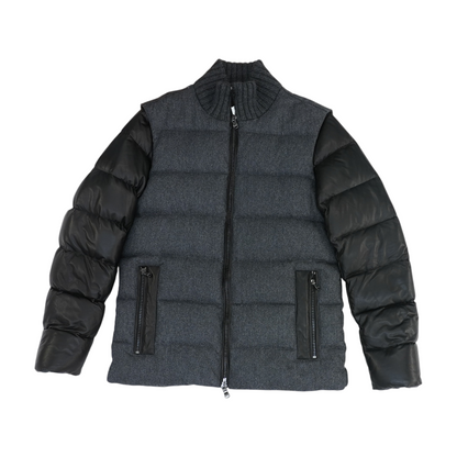 Gray Color Block Jacket