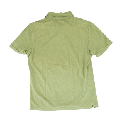 Green Solid Short Sleeve Polo