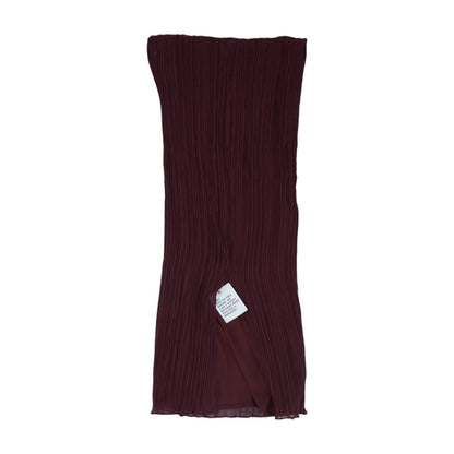 Maroon Midi Skirt