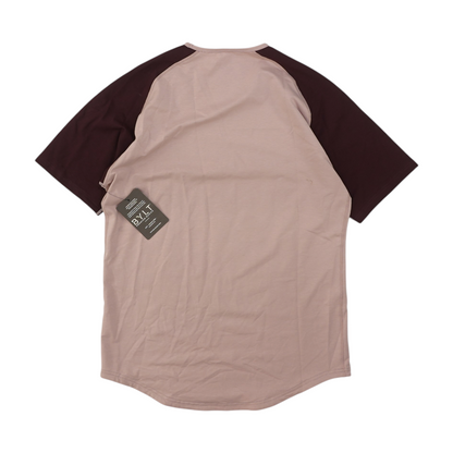 Mauve Solid Active T-Shirt