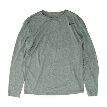 Gray Solid Active T-Shirt