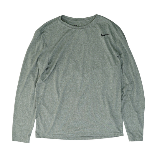 Gray Solid Active T-Shirt