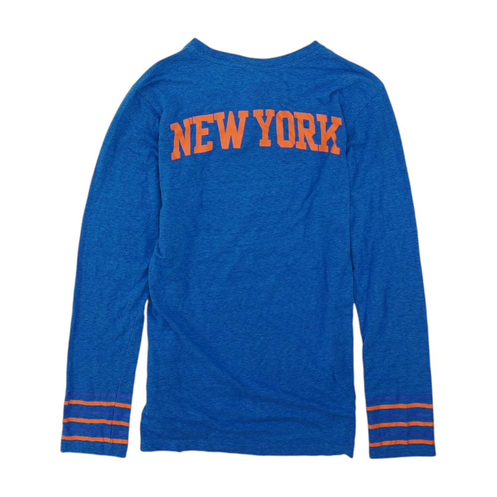 Blue New York Knicks Solid Active T-Shirt