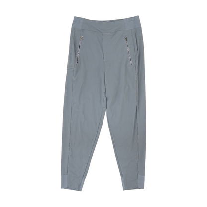 Gray Striped Regular Pants