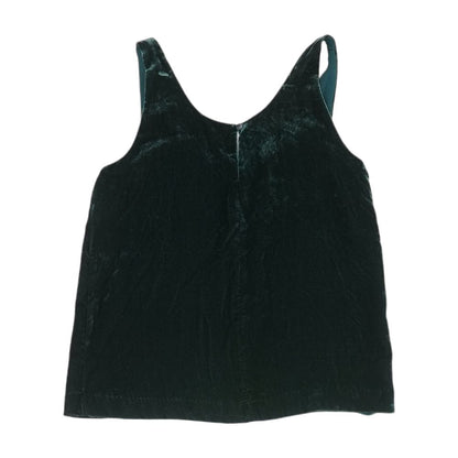 Green Solid Sleeveless Blouse