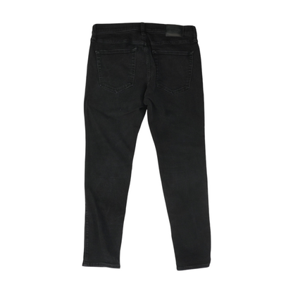 Black Solid Skinny Jeans