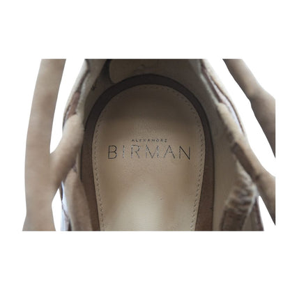 Brown Lana Knot Ankle Wrap Heels
