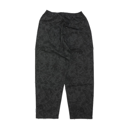 Gray Floral Regular Pants