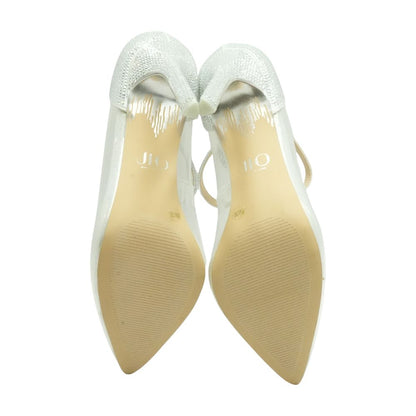 Silver Stiletto Heels