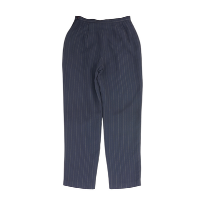 Gray Striped Regular Pants